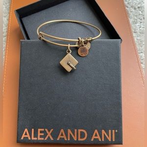 Alex and Ani Gold Graduation Cap Bangle